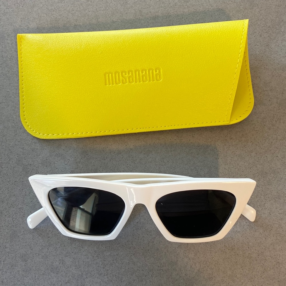 Amazon Bridal White Cat Eye Sunglasses